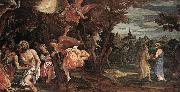 Paolo  Veronese Baptism and Temptation of Christ Germany oil painting artist